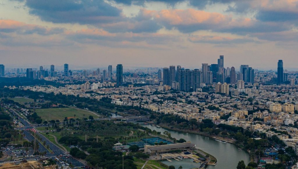 L'horizon de Tel Aviv